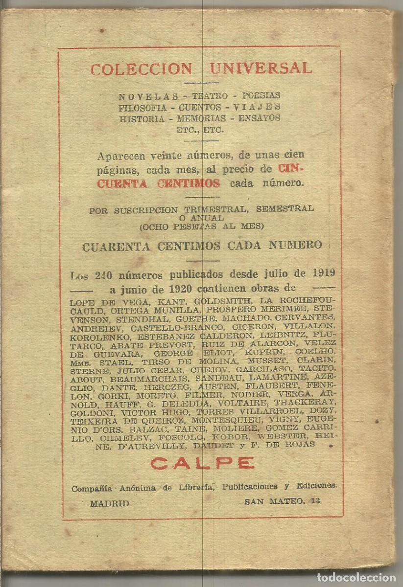 Libros antiguos: J.W. GOETHE. CLAVIJO. CALPE - Foto 2