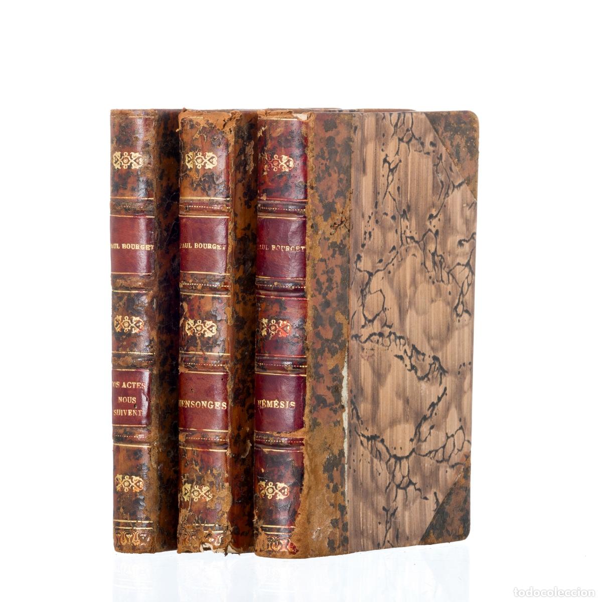Libros antiguos: BOURGET, Paul [3 t&iacute;tulos] - Foto 1