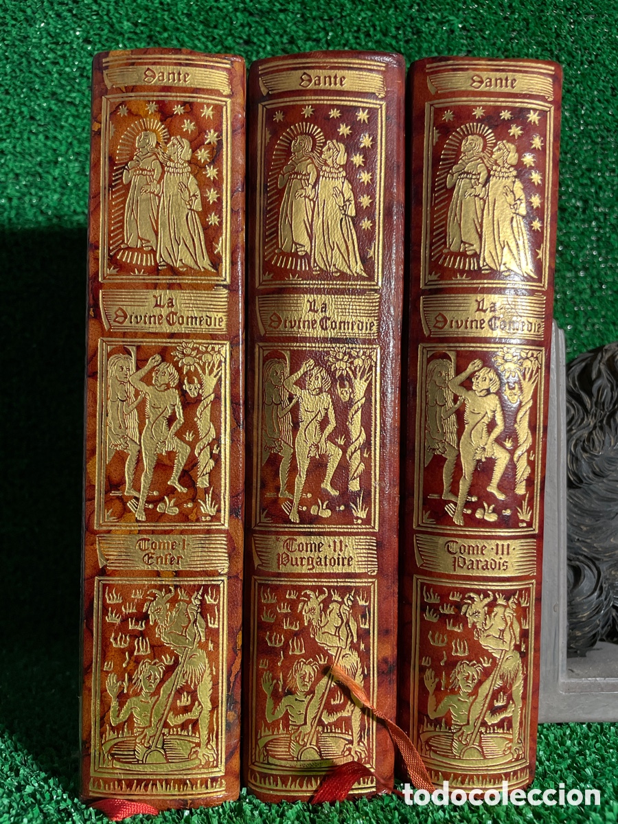 Libros antiguos: La Divina Comedia Lujo -Dante - A5 - Foto 4