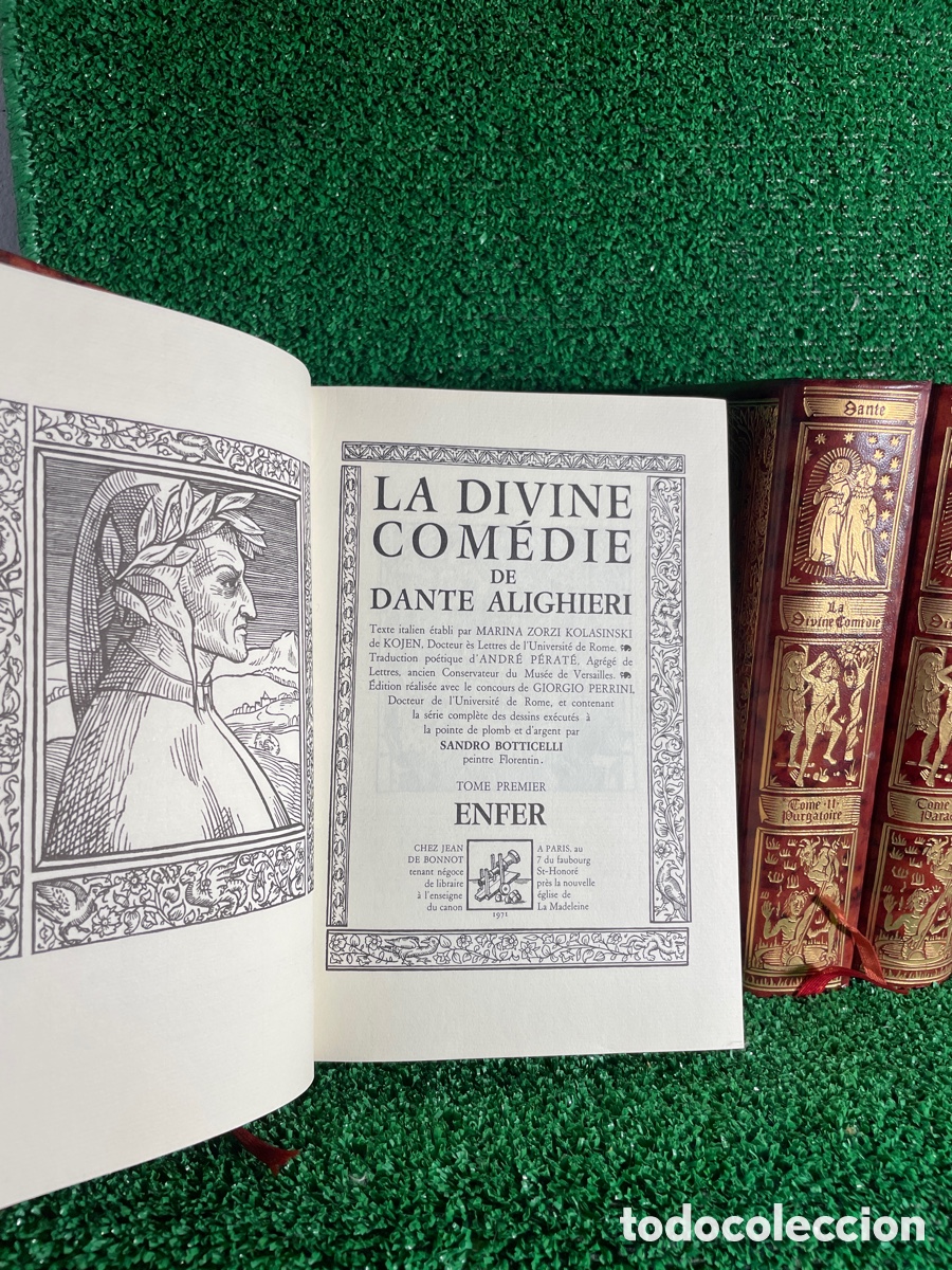 Libros antiguos: La Divina Comedia Lujo -Dante - A5 - Foto 7