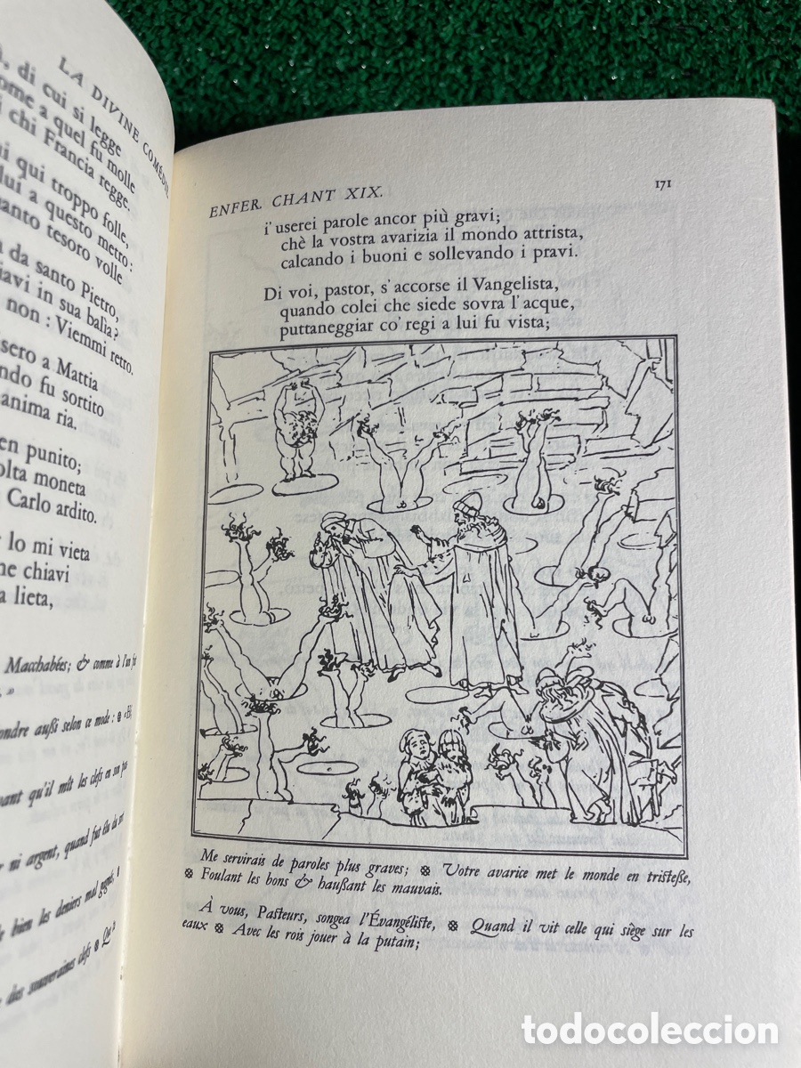 Libros antiguos: La Divina Comedia Lujo -Dante - A5 - Foto 8
