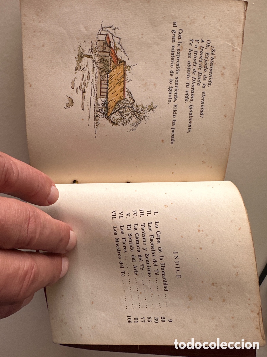 Libros antiguos: El libro del Te. de Okakura Kakuzo. 1944 - Foto 5