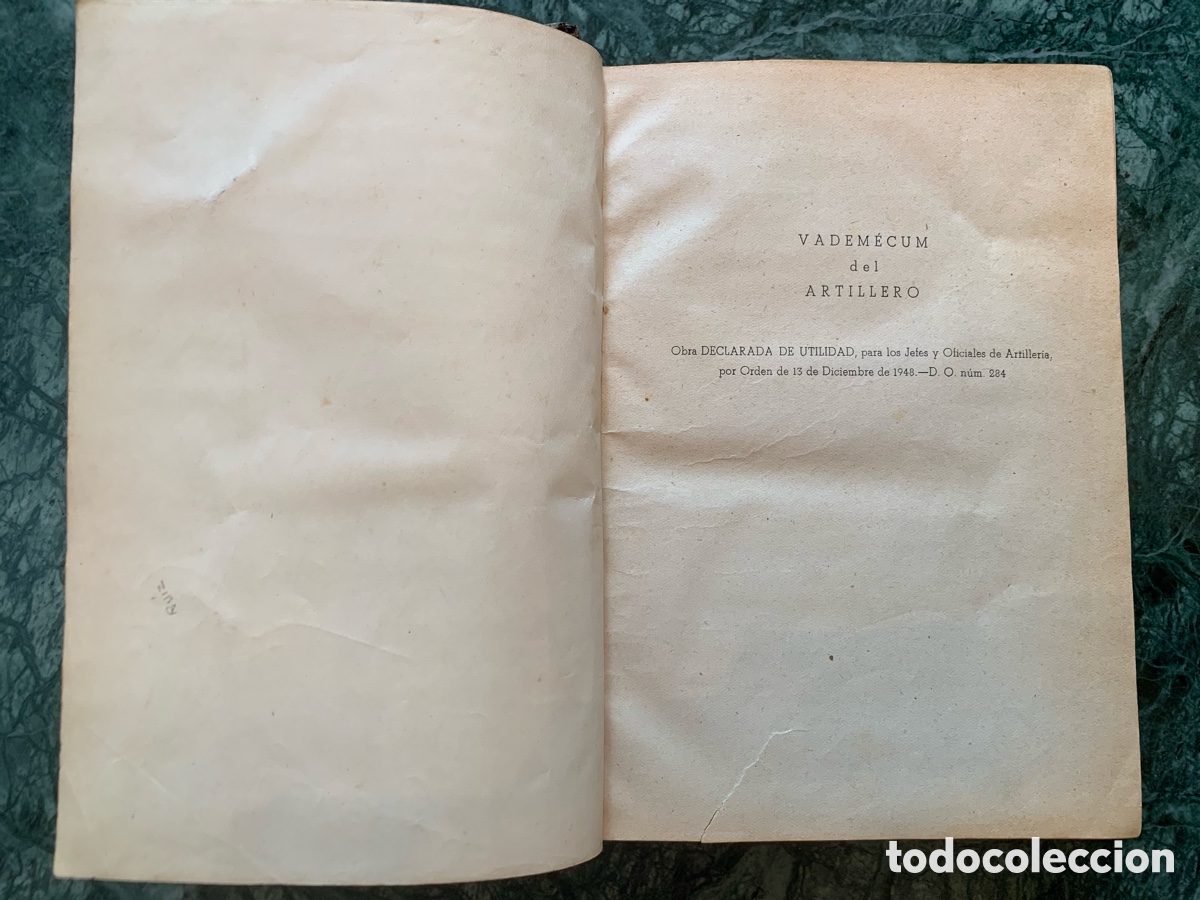 Libros antiguos: Libro antiguo Vadem&eacute;cum del artillero - Foto 4