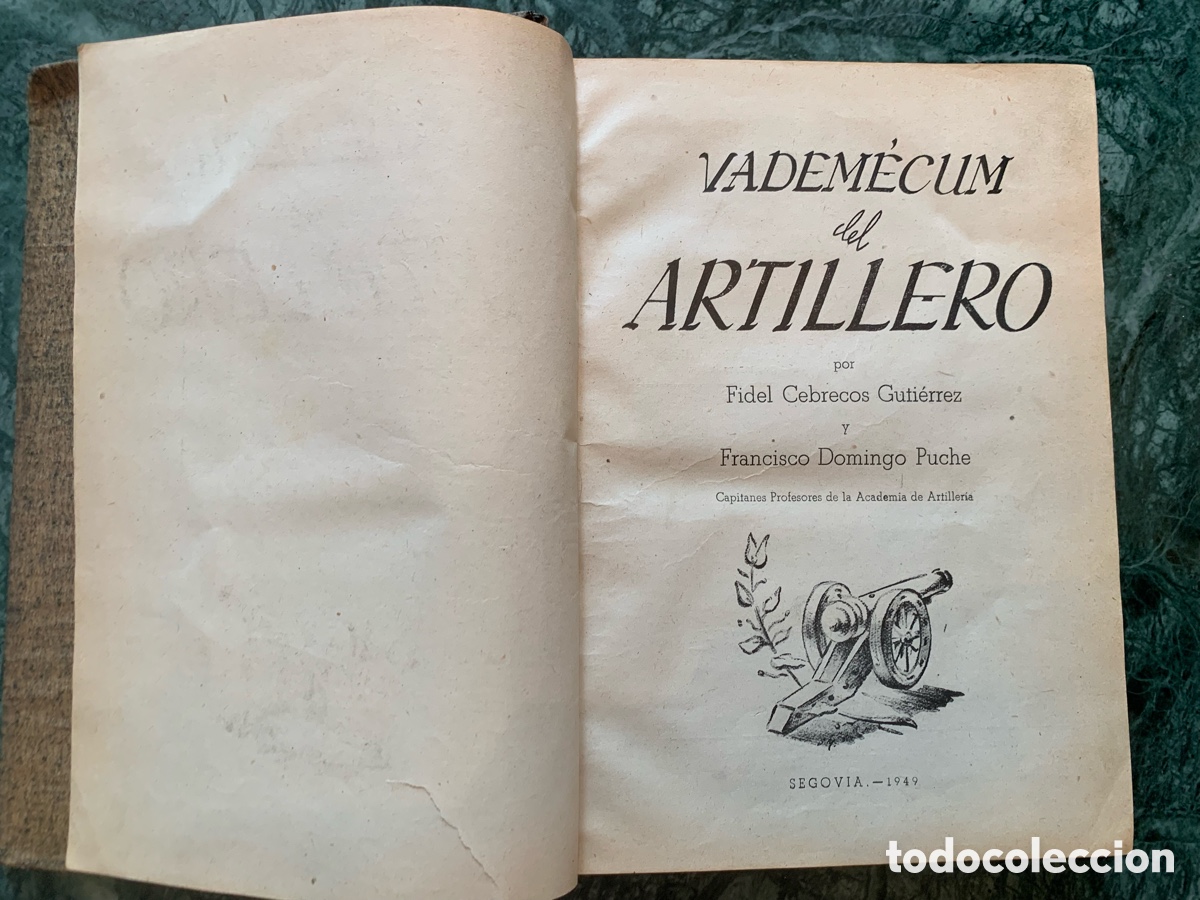 Libros antiguos: Libro antiguo Vadem&eacute;cum del artillero - Foto 5