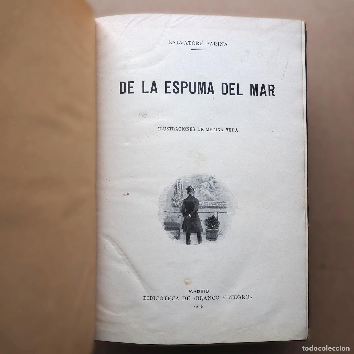 Libros antiguos: De la espuma del mar - Farina, Salvatore - Foto 1
