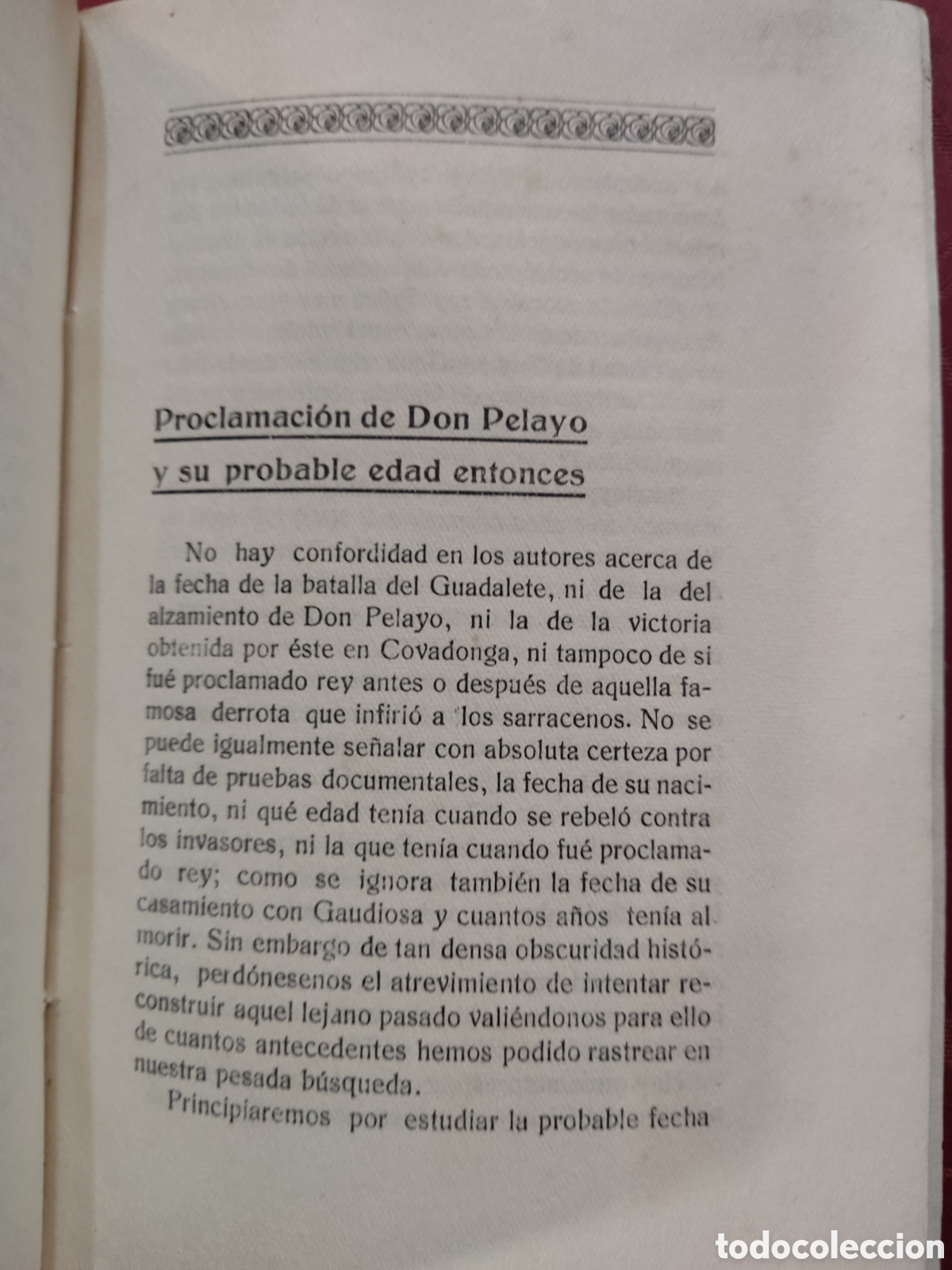 Libros antiguos: Raza y patria del Rey Don Pelayo - Foto 5
