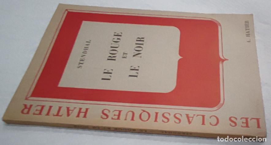 Libros antiguos: LE ROUGE ET LE NOIR, STENDHAL, LES CLASSIQUES HATIER, LIBRO EN FRANCES - Foto 2