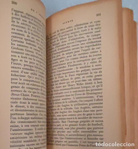Libros antiguos: DE LANGLETERRE, JEAN QUEVAL, NRF, GALLIMARD 1956, LIBRO EN FRANCES - Foto 5