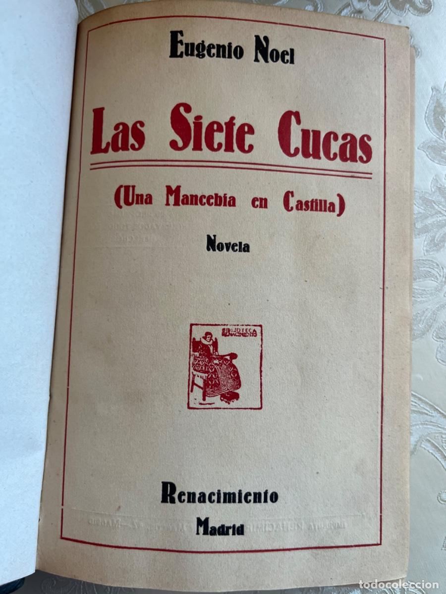 Libros antiguos: Noel, Eugenio. - Las siete cucas (Primera edici&oacute;n) - Foto 3