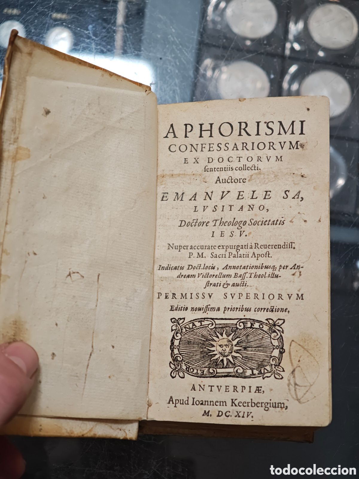 Libros antiguos: Libro 1614. Aphorismi confessariorum. Emanuele sa - Foto 4