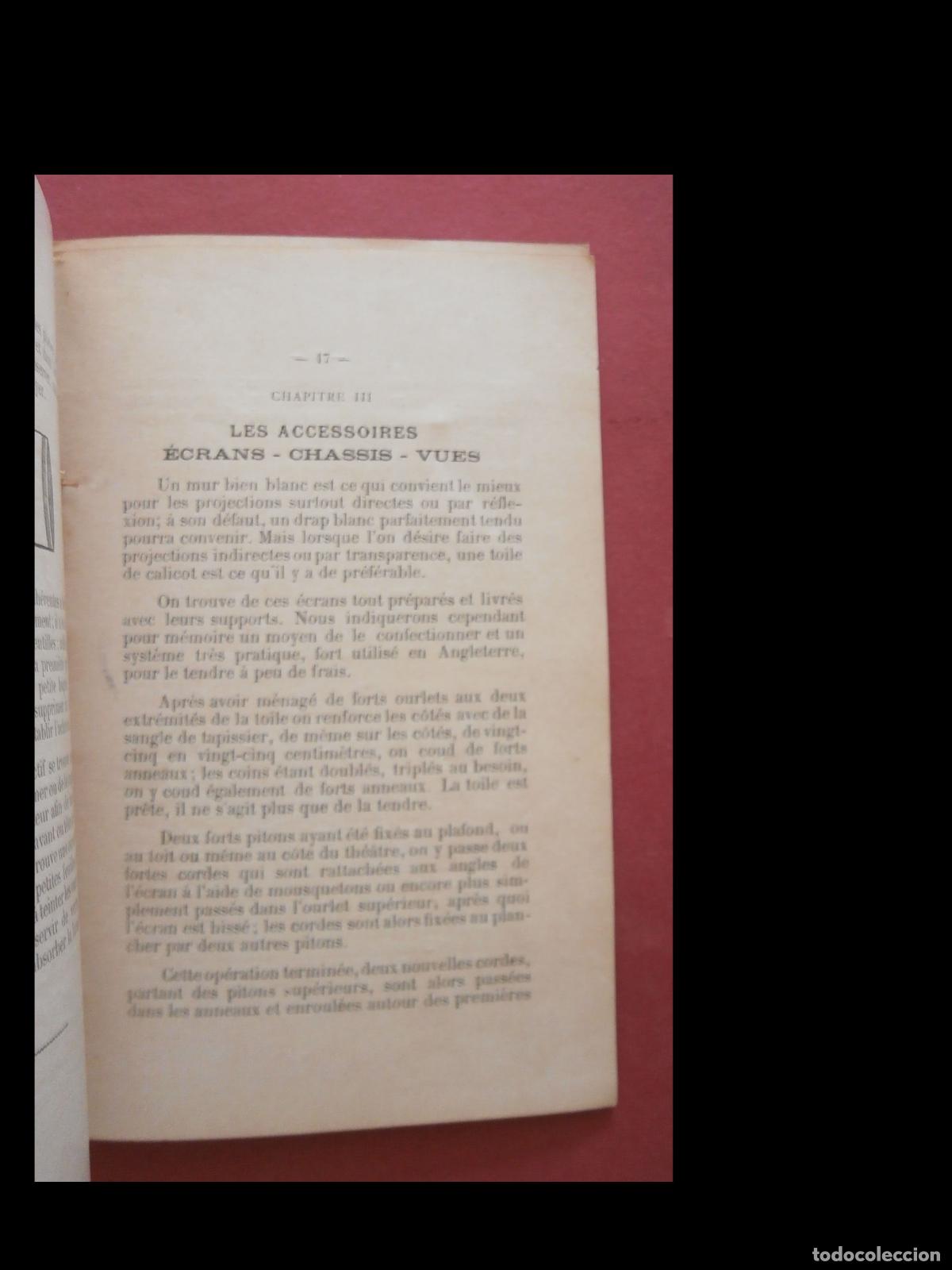Libros antiguos: Petit Manuel du Conf&eacute;rencier-Projectionniste - Foto 4
