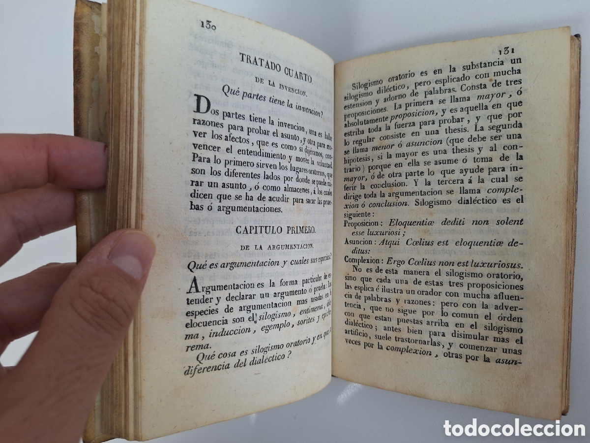Libros antiguos: Arte de retorica, a&ntilde;o 1823 - Foto 7