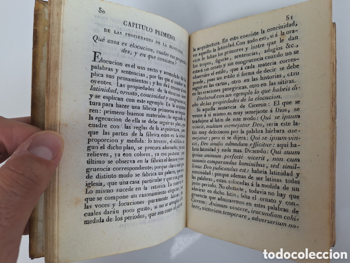 Libros antiguos: Arte de retorica, a&ntilde;o 1823 - Foto 9