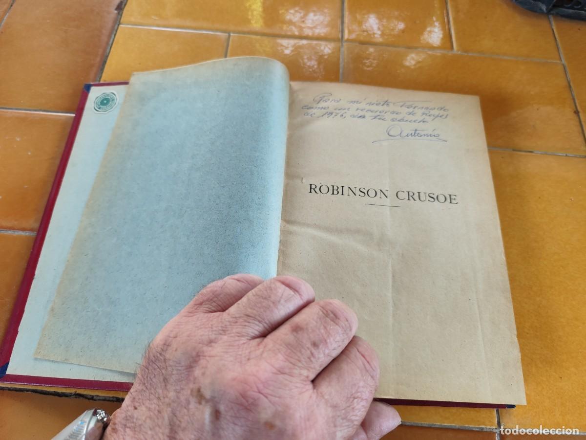 Libros antiguos: ROBINSON CRUSOE / DANIEL DEFOE / GARA 112 / POPULAR - Foto 5