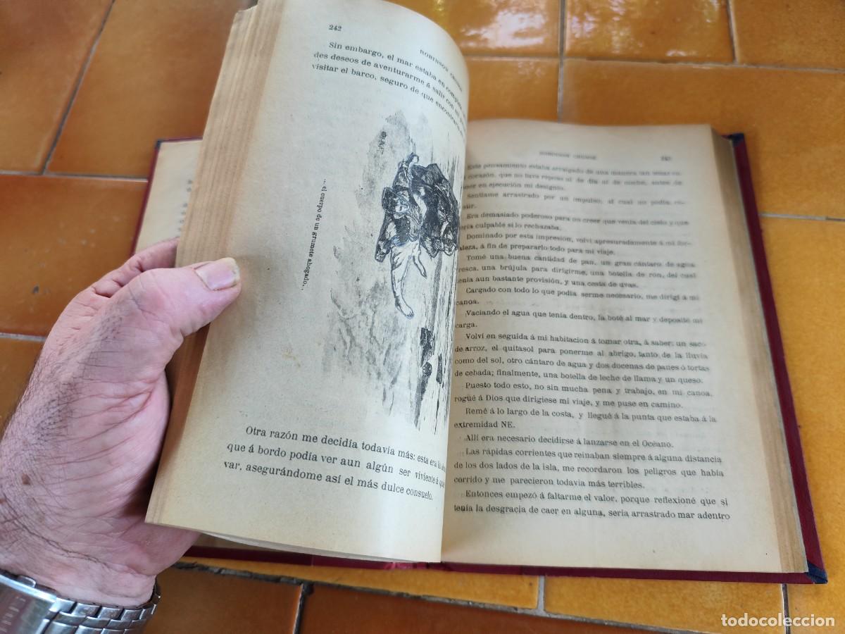 Libros antiguos: ROBINSON CRUSOE / DANIEL DEFOE / GARA 112 / POPULAR - Foto 9