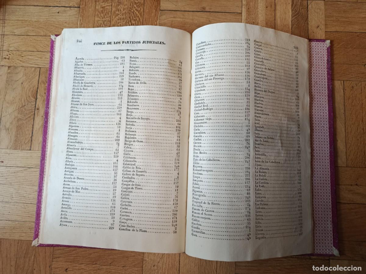 Libros antiguos: Subdivisi&oacute;n en partidos judiciales - Foto 4