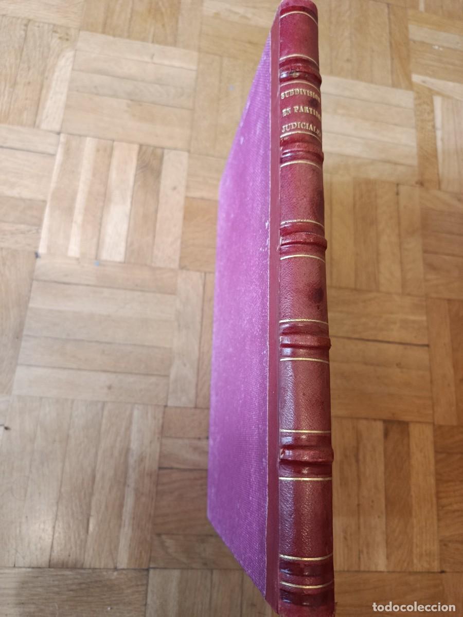 Libros antiguos: Subdivisi&oacute;n en partidos judiciales - Foto 6