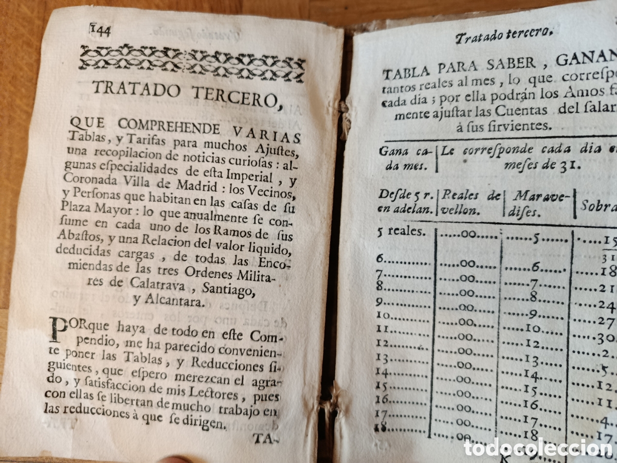 Libros antiguos: Cuentas para todos: compendio arithmetico e historico (1760) - Foto 7