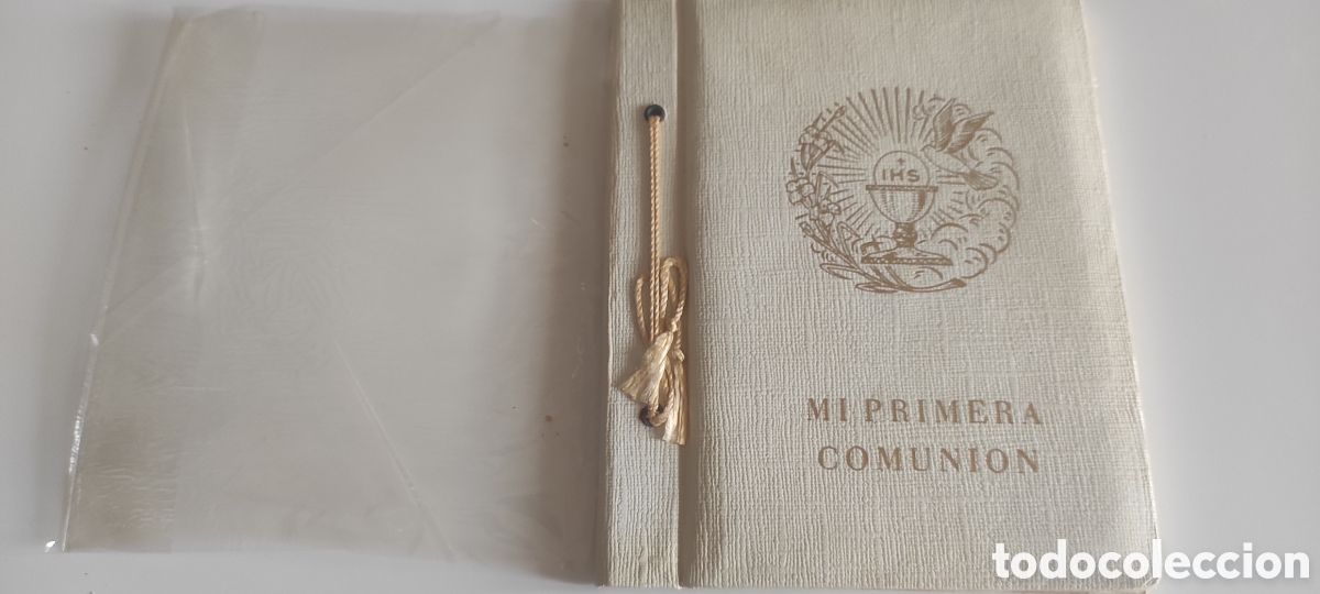 Libros antiguos: Libro primera comuni&oacute;n vintage (a&ntilde;os 20) - Foto 2