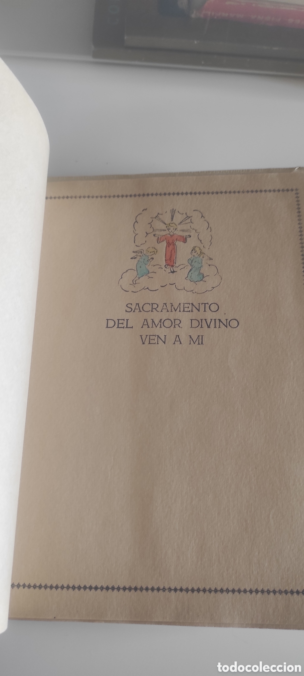 Libros antiguos: Libro primera comuni&oacute;n vintage (a&ntilde;os 20) - Foto 3
