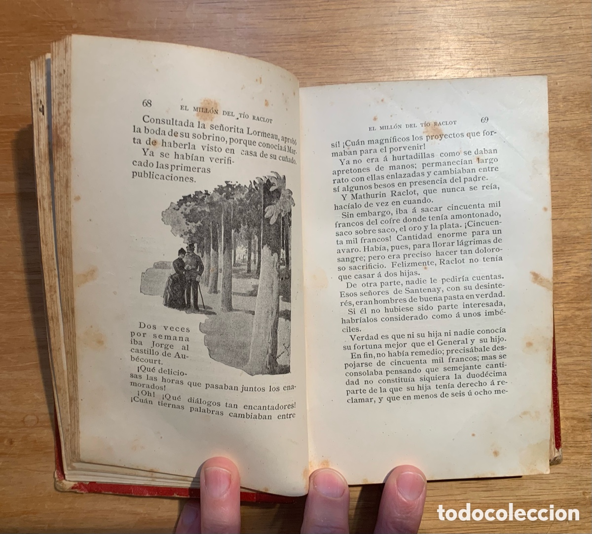 Libros antiguos: Libro antiguo El mill&oacute;n del t&iacute;o Raclot - Foto 8