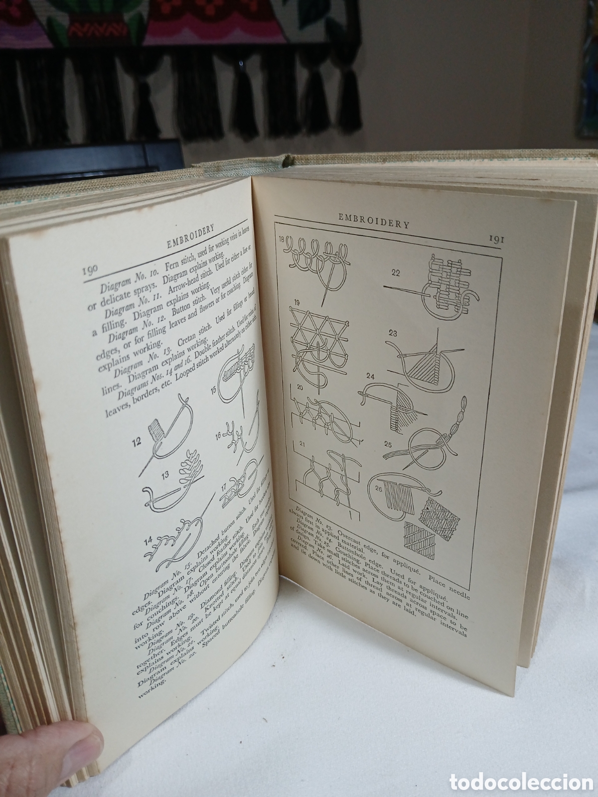 Libros antiguos: ANTIGUO LIBRO DE COSTURAS EN INGLES - Foto 6