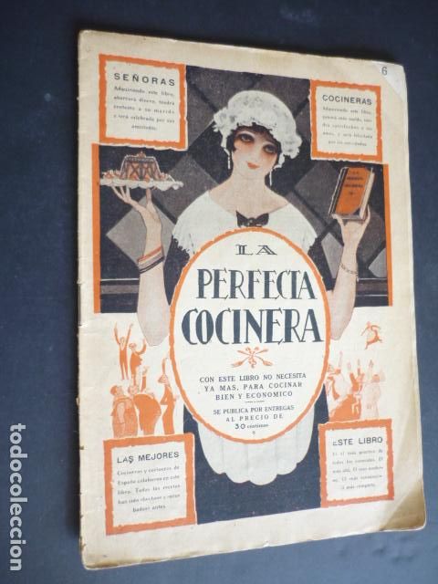 Libros antiguos: LA PERFECTA COCINERA N&ordm; 6 - Foto 1