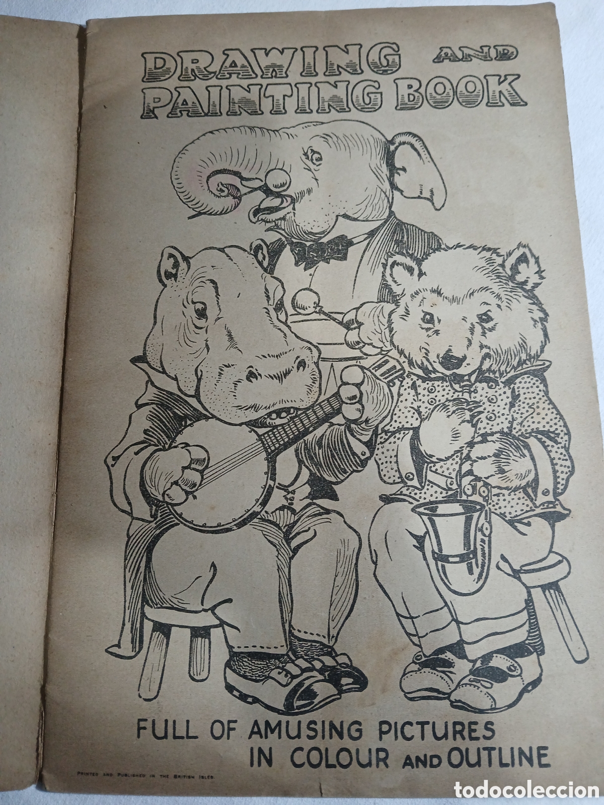 Libros antiguos: ANTIGUO LIBRO DIBUJAR Y PINTAR EN INGLES - Foto 2