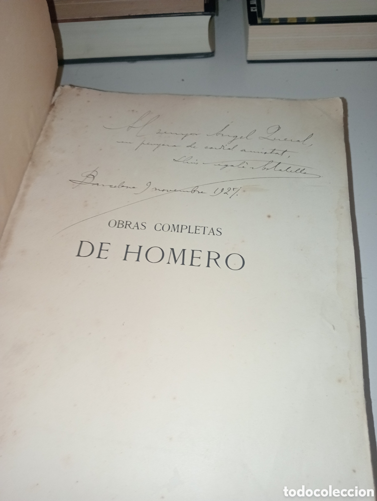 Libros antiguos: Obras completas de Homero - Foto 5