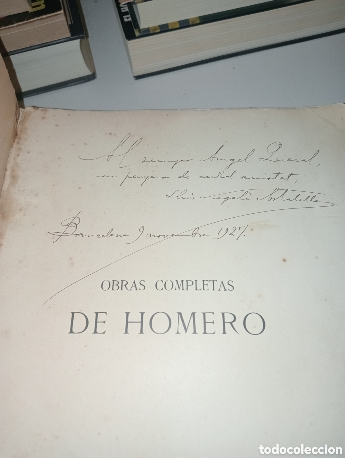 Libros antiguos: Obras completas de Homero - Foto 6