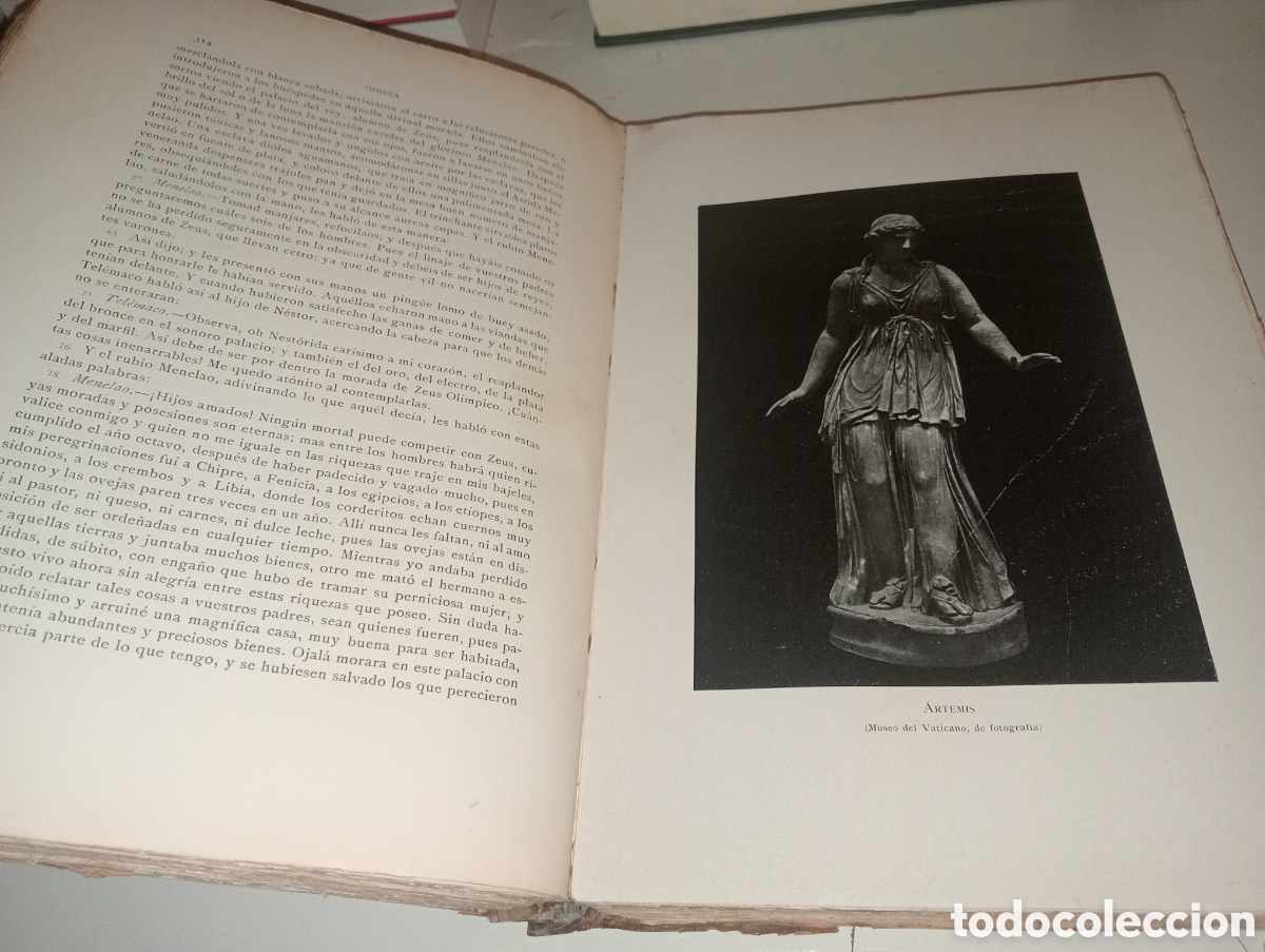Libros antiguos: Obras completas de Homero - Foto 10