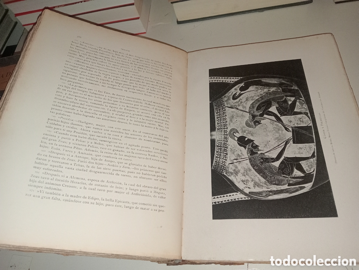 Libros antiguos: Obras completas de Homero - Foto 12