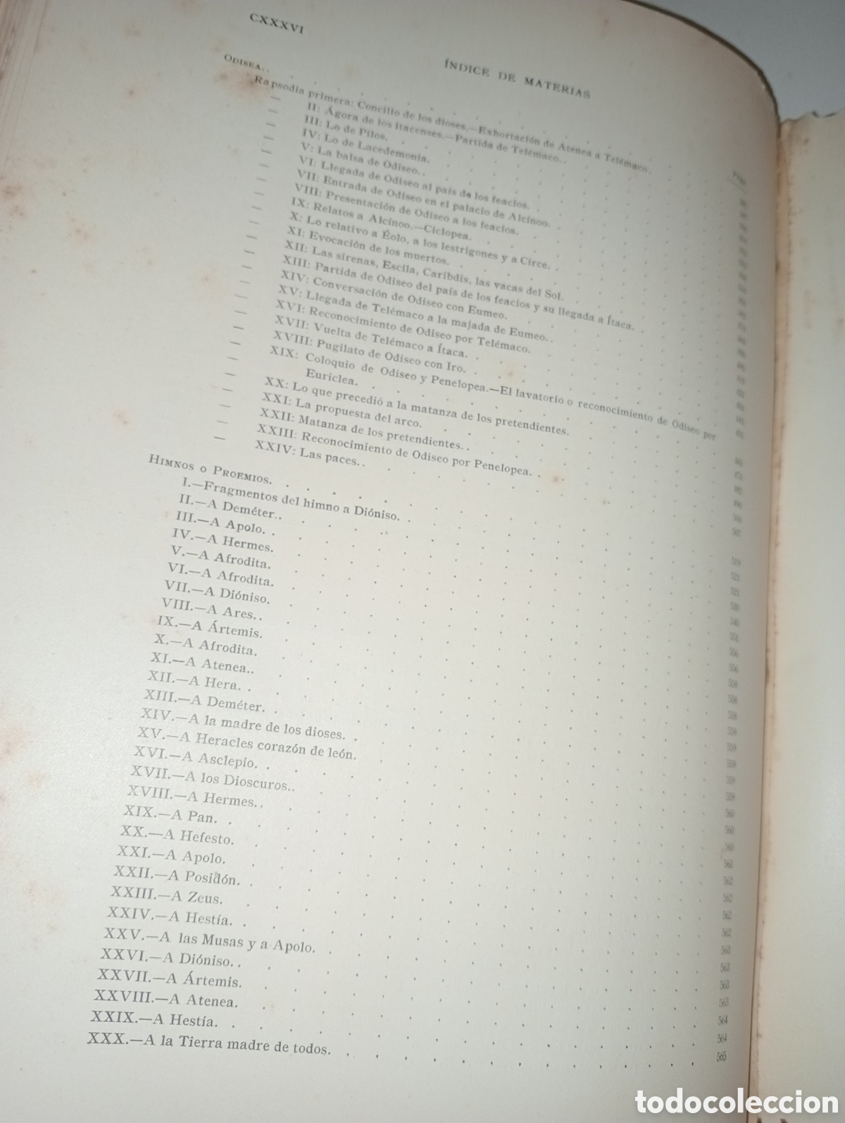 Libros antiguos: Obras completas de Homero - Foto 16
