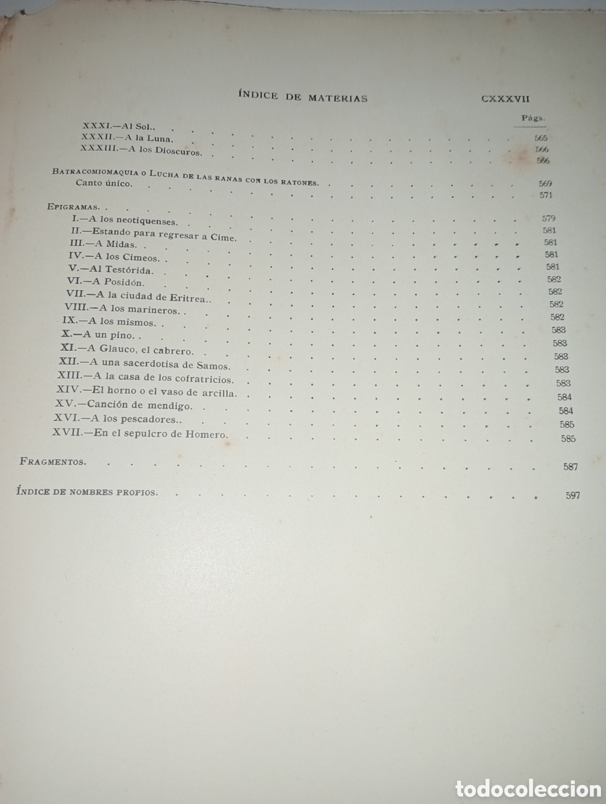 Libros antiguos: Obras completas de Homero - Foto 15