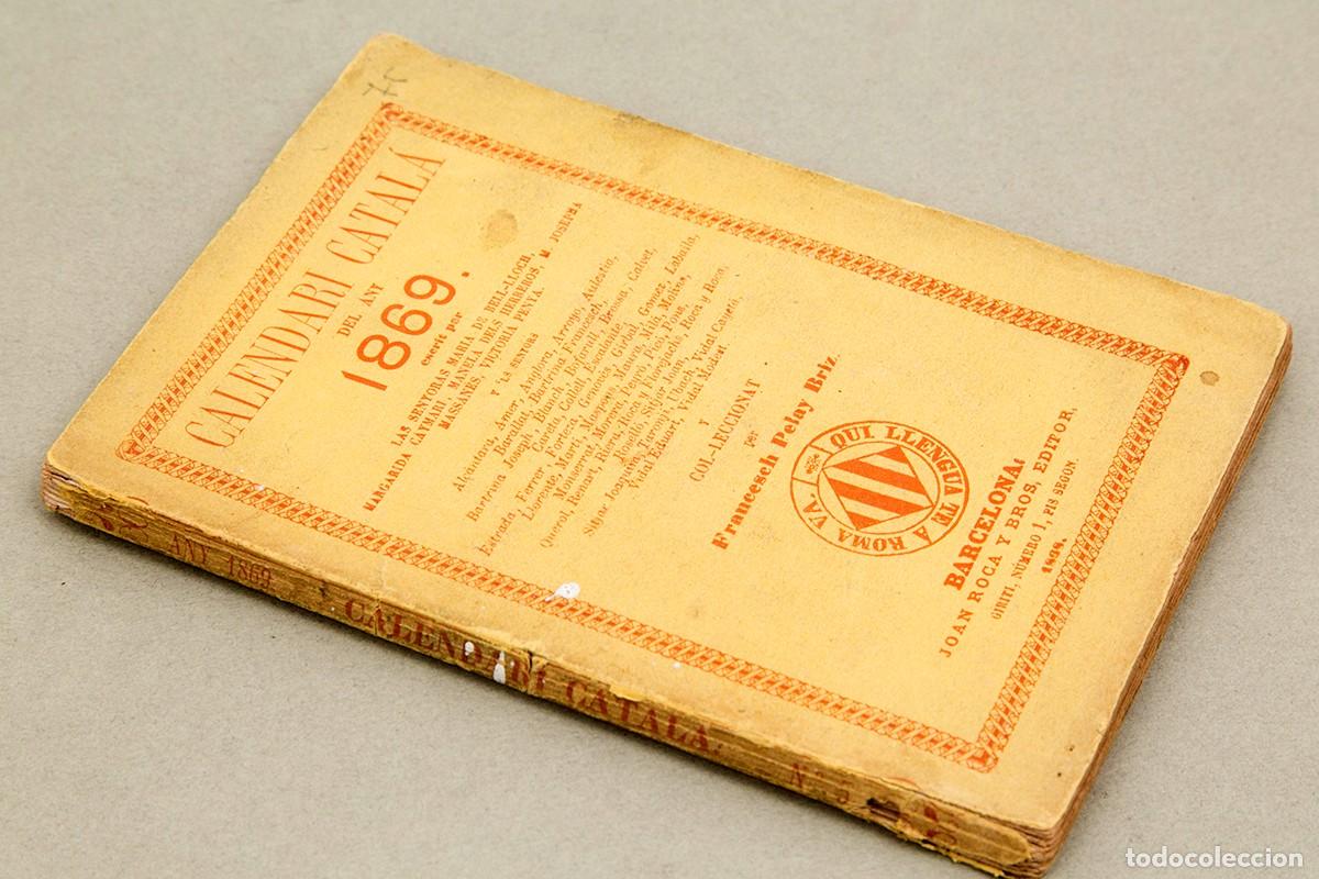 Libros antiguos: CALENDARI CATALA DEL ANY 1869 - Foto 2