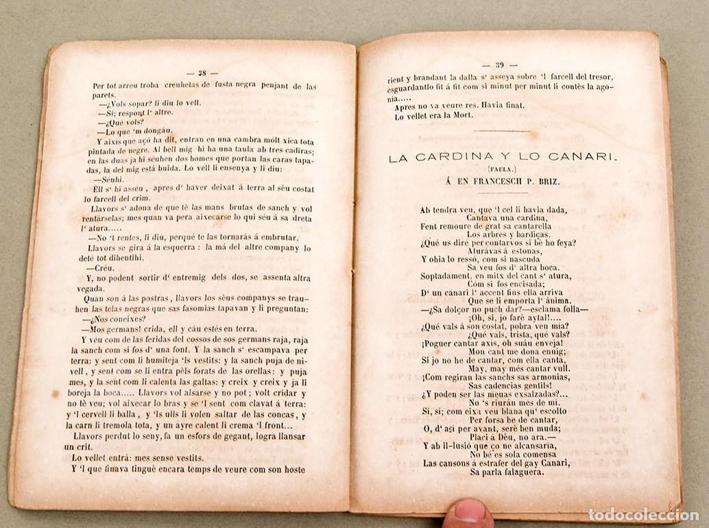 Libros antiguos: CALENDARI CATALA DEL ANY 1869 - Foto 4