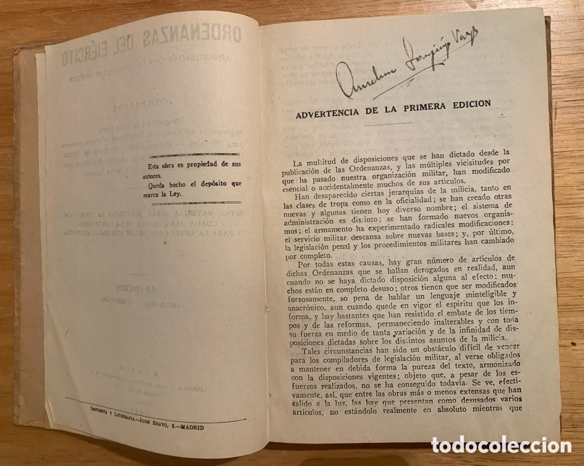 Libros antiguos: Libro antiguo Ordenanzas del Ej&eacute;rcito - Foto 4