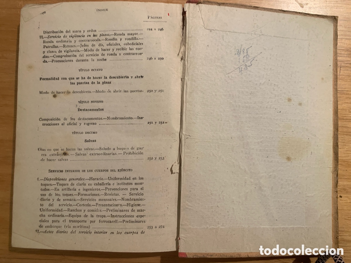 Libros antiguos: Libro antiguo Ordenanzas del Ej&eacute;rcito - Foto 7
