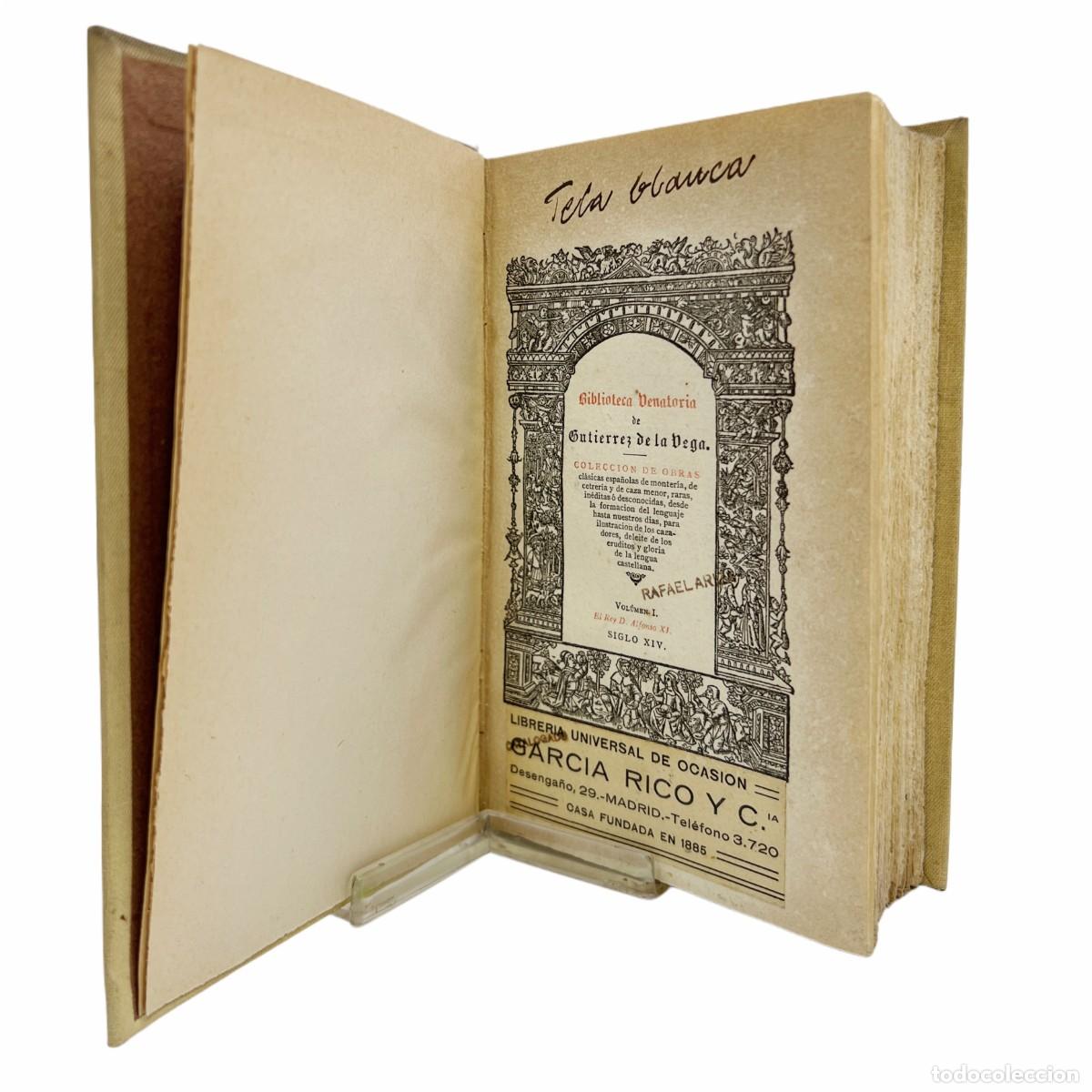 Libros antiguos: GUTI&Eacute;RREZ DE LA VEGA - BIBLIOTECA VENATORIA - 1877 - Foto 2
