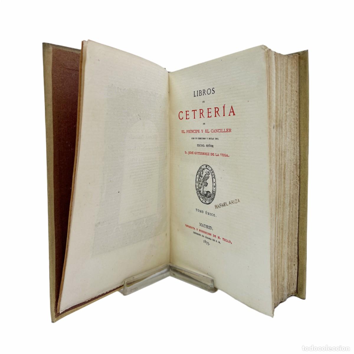 Libros antiguos: GUTI&Eacute;RREZ DE LA VEGA - BIBLIOTECA VENATORIA - 1877 - Foto 3