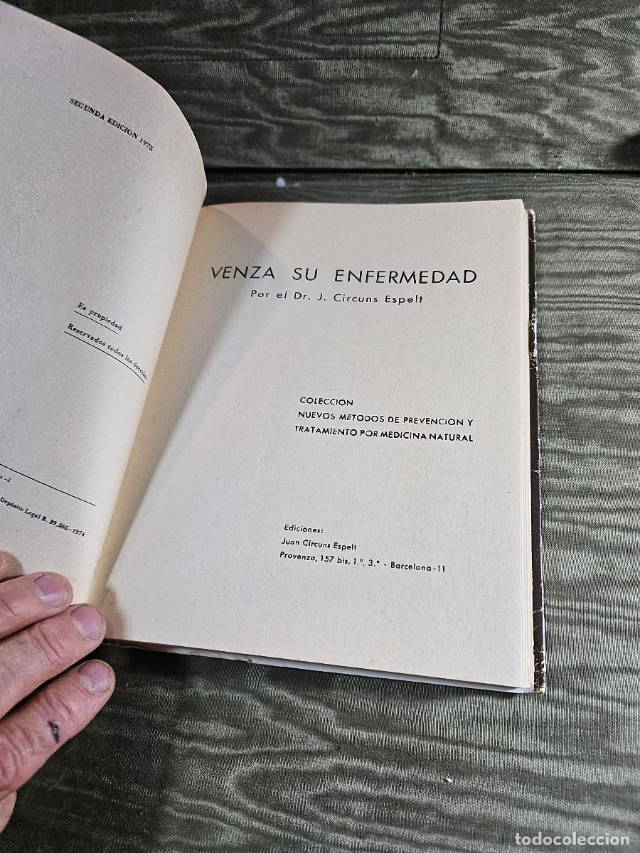 Libros antiguos: libro de venza su enfermedad - Foto 3