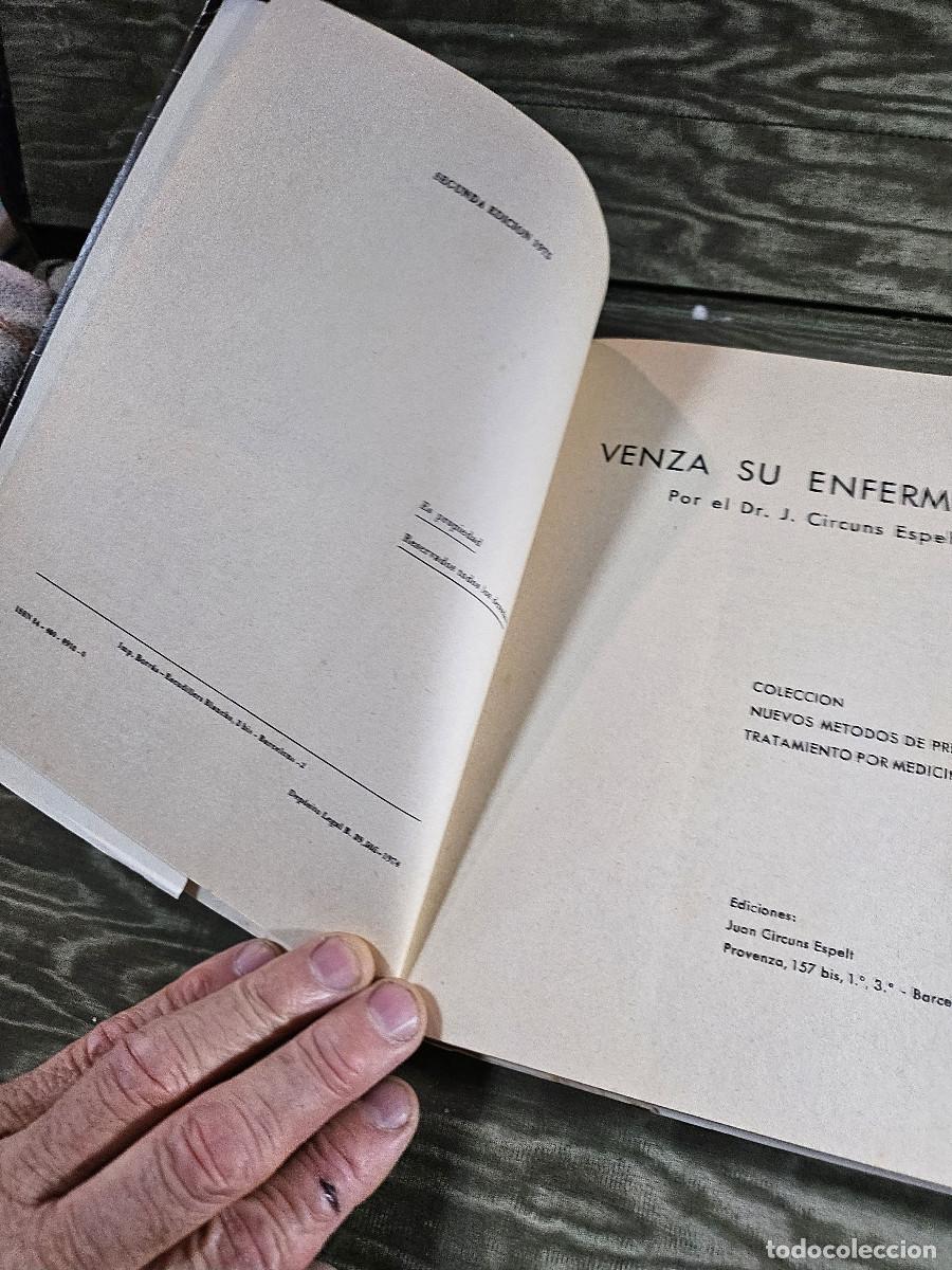 Libros antiguos: libro de venza su enfermedad - Foto 4