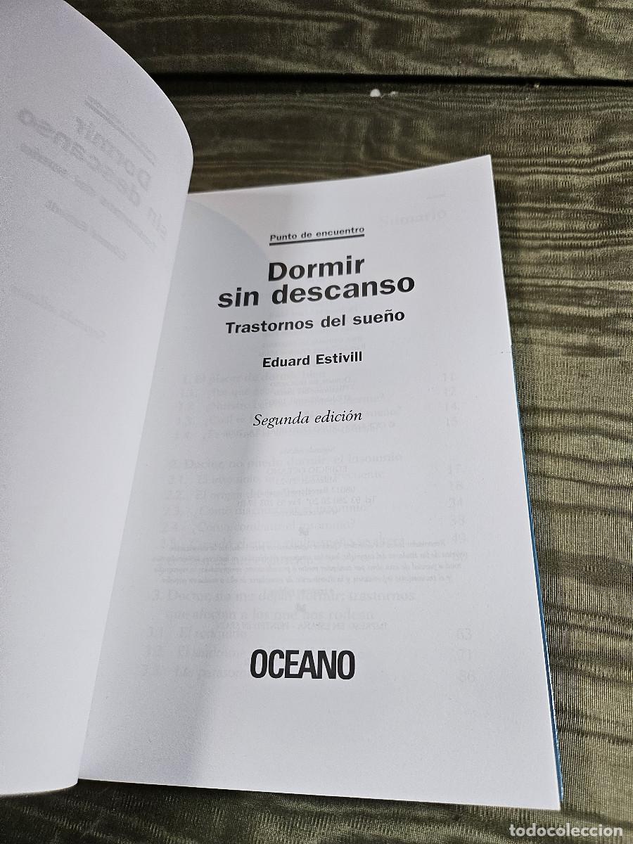 Libros antiguos: libro dormir sin descanso - Foto 2