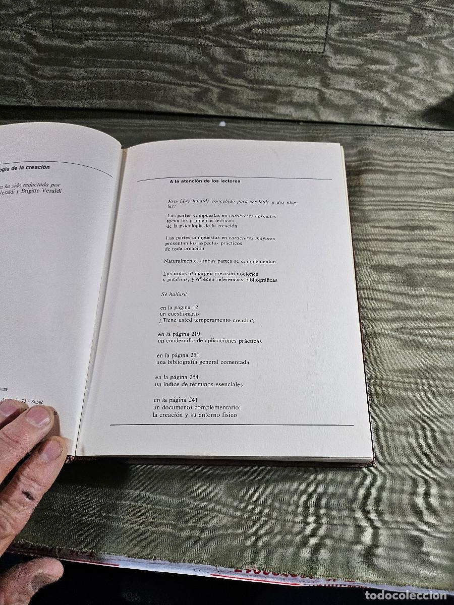 Libros antiguos: libro psicologia de la creacion - Foto 6