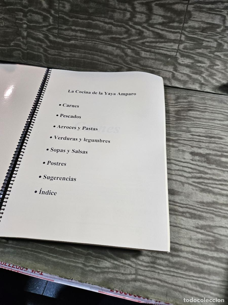 Libros antiguos: libro de la cocina de la yaya amparo - Foto 2