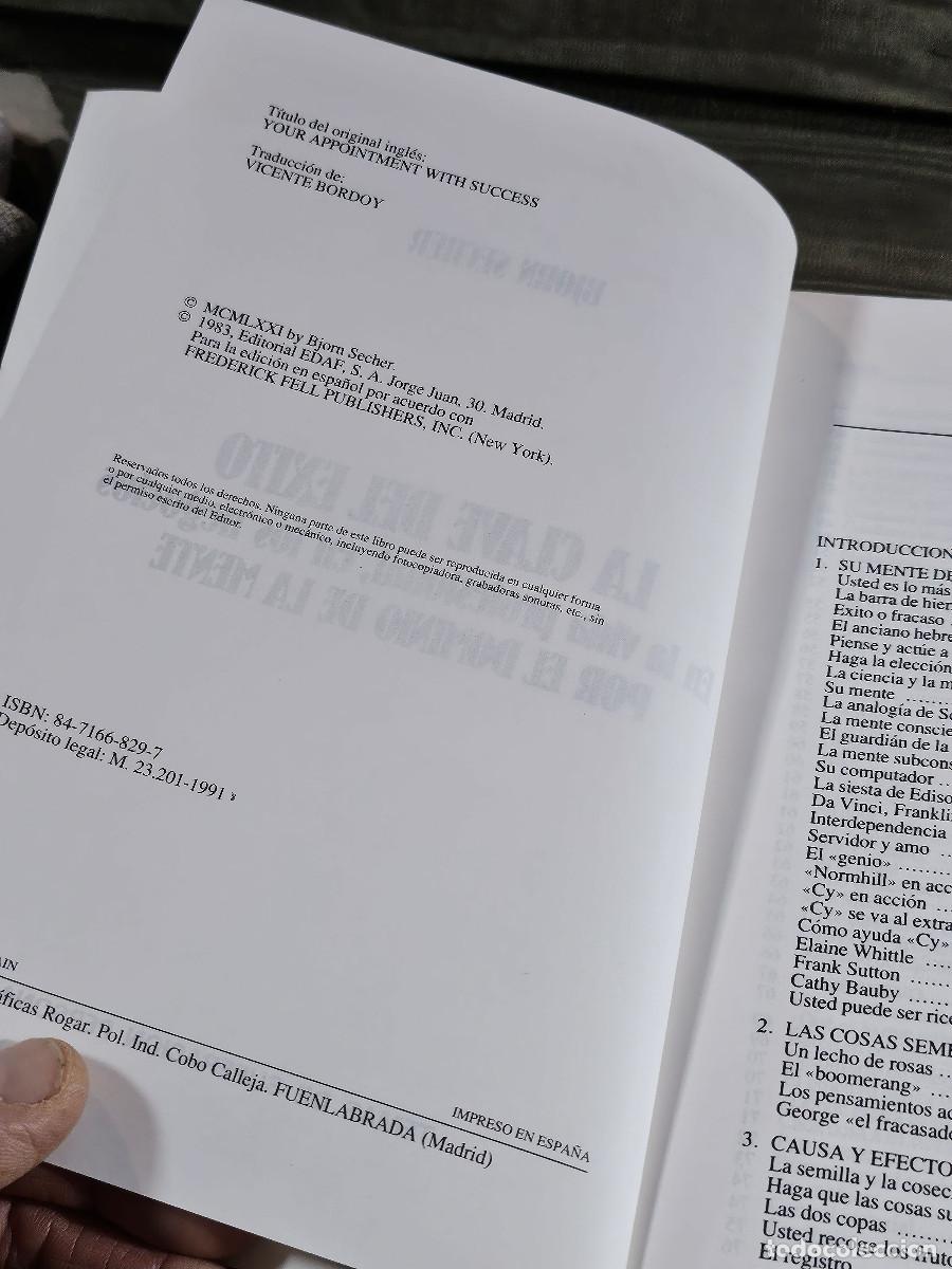 Libros antiguos: libro la clave del exito - Foto 6