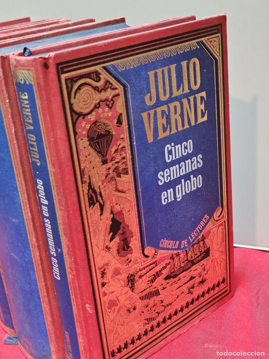 Libros antiguos: 6 tomos de libros de Julio Verne - Foto 3
