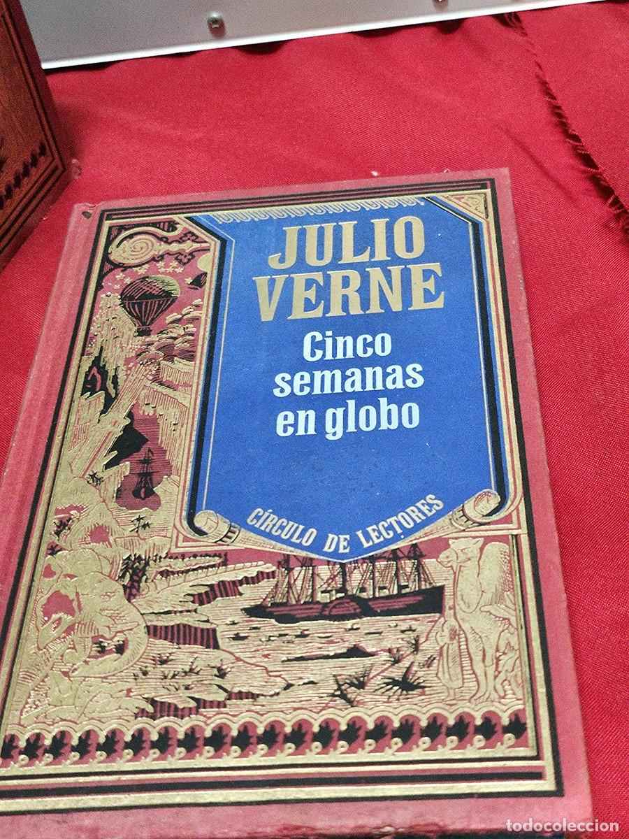 Libros antiguos: 6 tomos de libros de Julio Verne - Foto 4