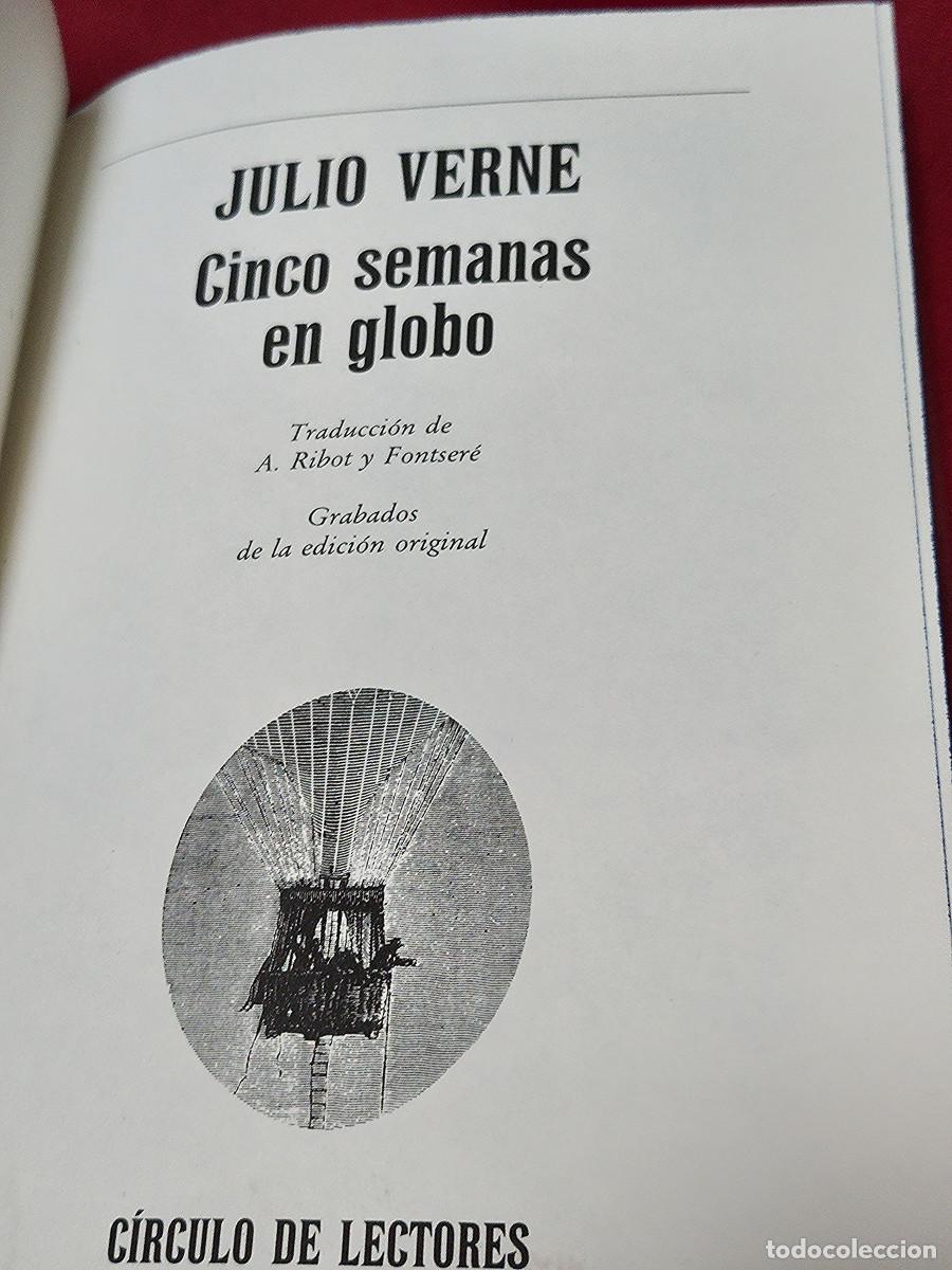 Libros antiguos: 6 tomos de libros de Julio Verne - Foto 7