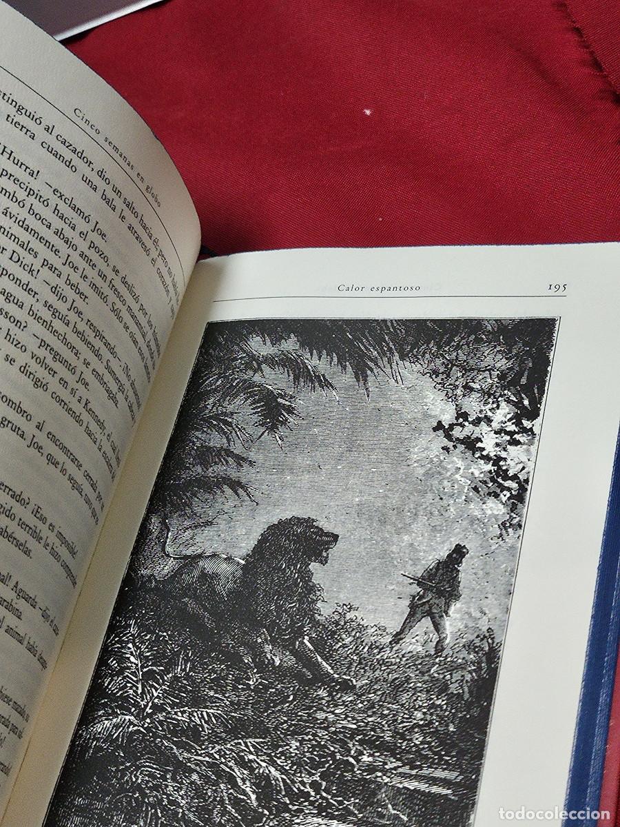Libros antiguos: 6 tomos de libros de Julio Verne - Foto 9